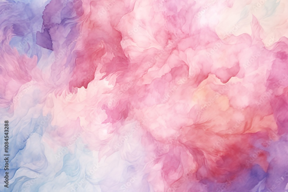 Fototapeta premium Watercolor Texture Background, Watercolor Texture, Watercolor Background, Watercolor Digital Paper, Colorful Watercolor Texture Background, AI Generative