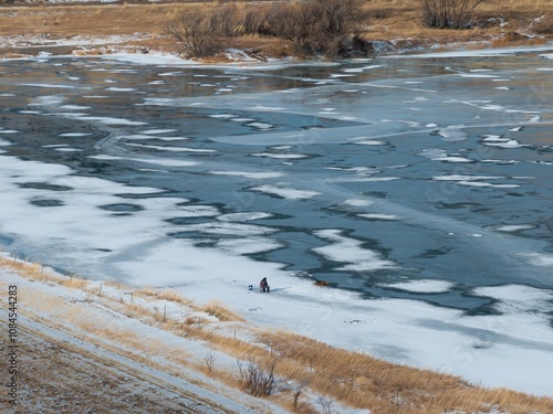 Wallpaper Mural Ice fishing aerial Torontodigital.ca