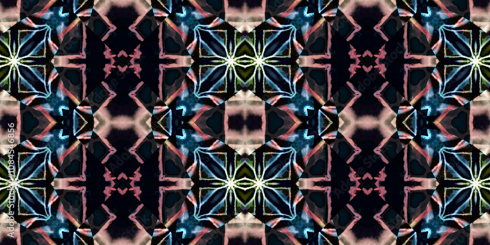 Seamless banner pattern. The texture is woven wide. Abstract chaotic background