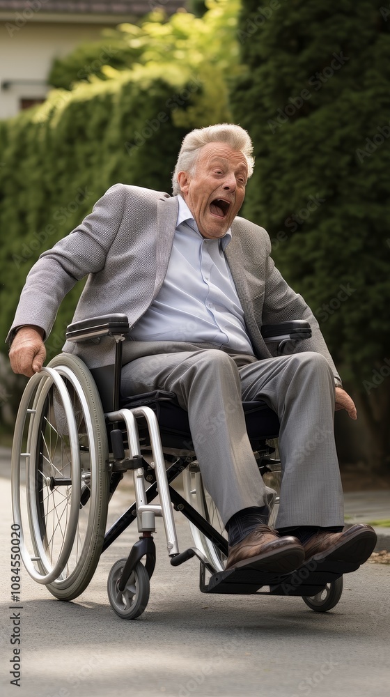 Senior Struggles with Outdoor Mobility Senior Struggles with Outdoor Mobility