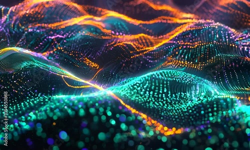 Wallpaper Mural Abstract Digital Landscape Torontodigital.ca