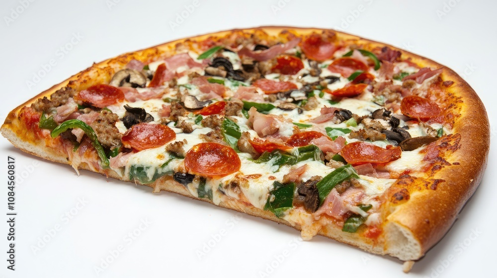 Picture of a delicious Supreme pizza Picture of a delicious Supreme pizza