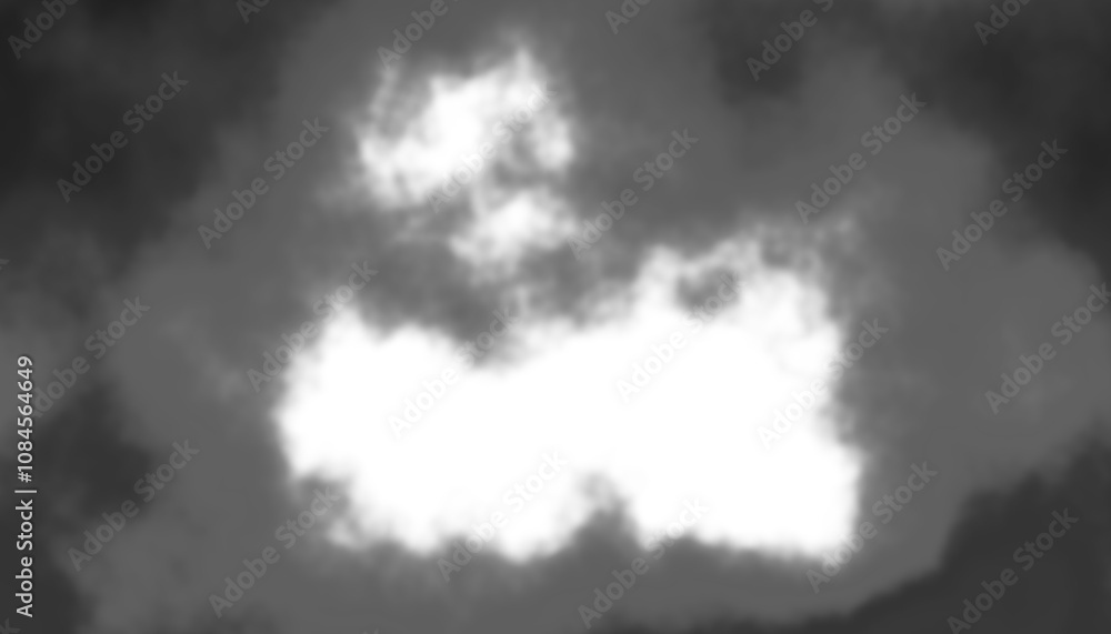 Isolate realistic monochrome fog and clouds on transparent backgrounds specials effect 3d render png Isolate realistic monochrome fog and clouds on transparent backgrounds specials effect 3d render png