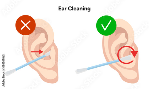 Ear cleaning how to use ear stick