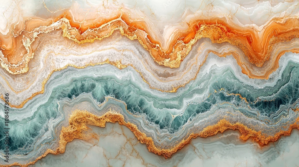 A vibrant abstract pattern resembling layered agate stone with rich colors and textures. A vibrant abstract pattern resembling layered agate stone with rich colors and textures.