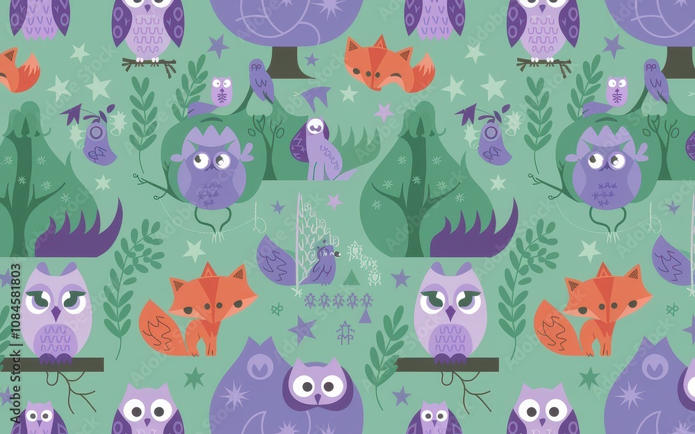 seamless pattern with icons cartoon seamless pattern with icons cartoon