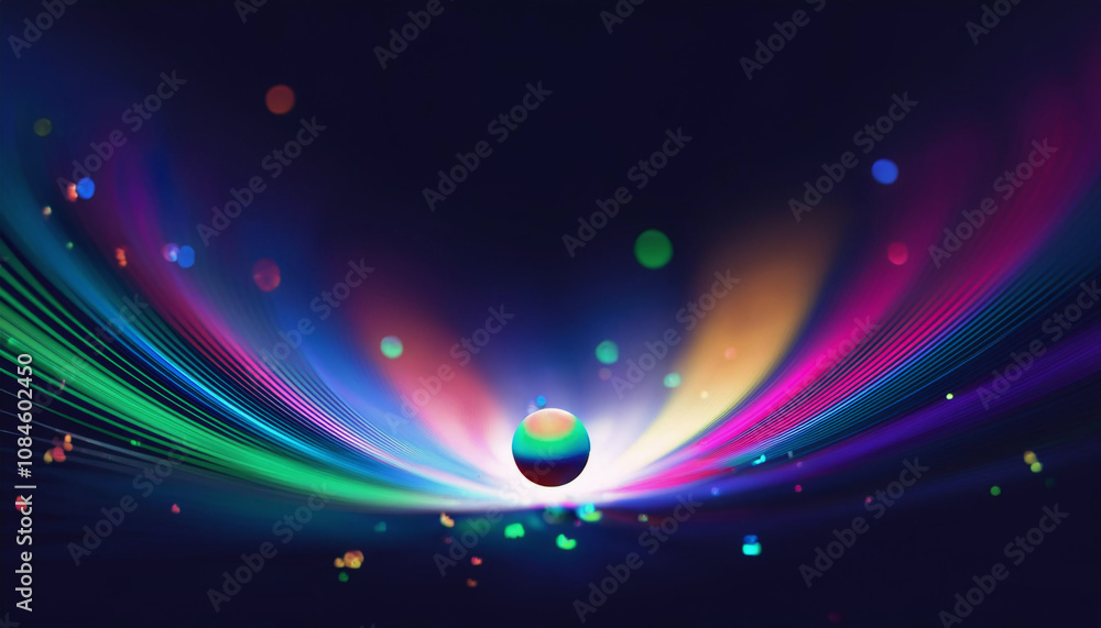 Obraz premium 惑星の軌道イメージ