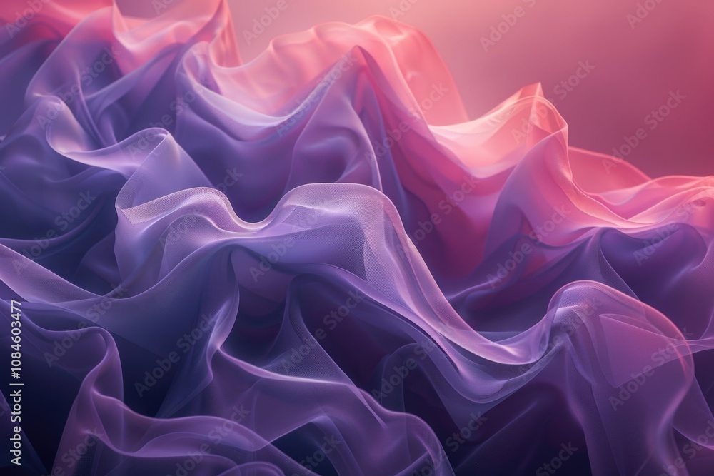 Fototapeta premium Close-up shot of vibrant purple and pink fabric texture