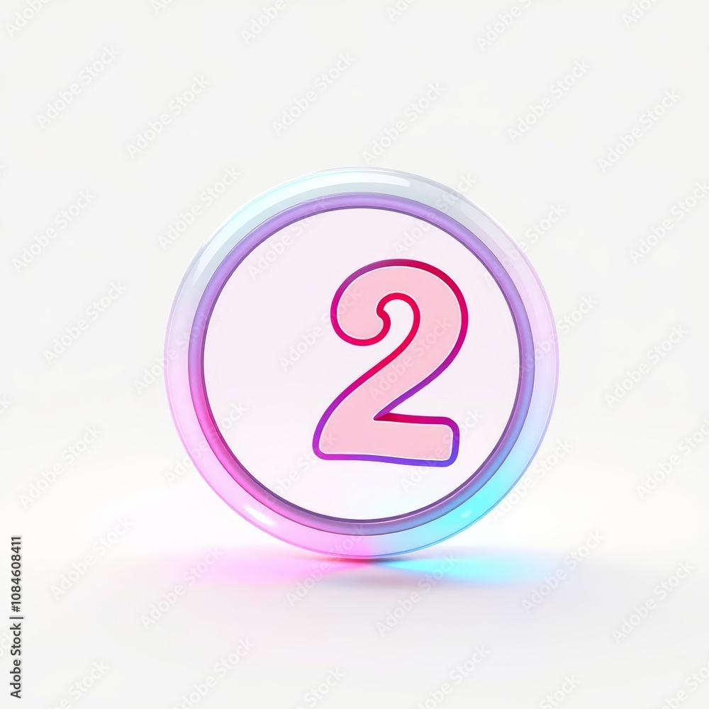 3D Glowing Enchanted Rune of February 2nd, Whimsical Holographic Style Icon with Bold, Exaggerated Shapes for Versatile Design Applications on White Background 3D Glowing Enchanted Rune of February 2nd, Whimsical Holographic Style Icon with Bold, Exaggerated Shapes for Versatile Design Applications on White Background