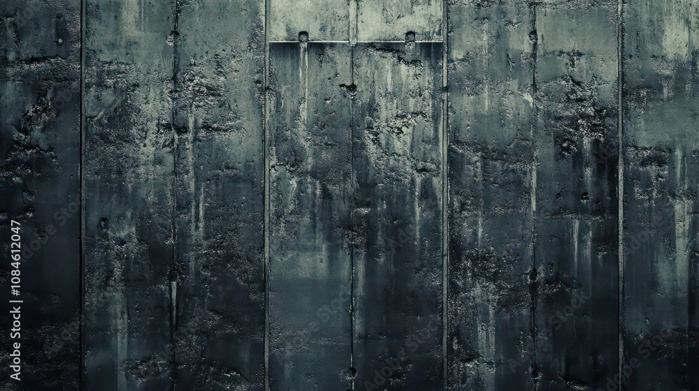 A close-up shot of a dark grey concrete wall with a rough texture. A close-up shot of a dark grey concrete wall with a rough texture.