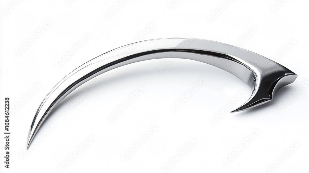Abstract Silver Sculpture: A Captivating Exploration of Curves and Minimalism in Contemporary Art Abstract Silver Sculpture: A Captivating Exploration of Curves and Minimalism in Contemporary Art