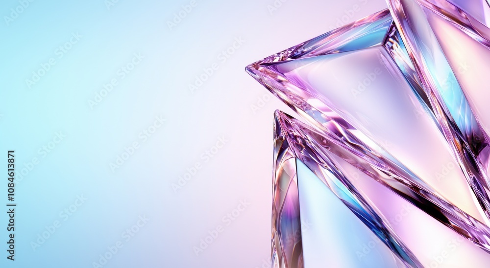 Vibrant crystal glass abstract background Vibrant crystal glass abstract background