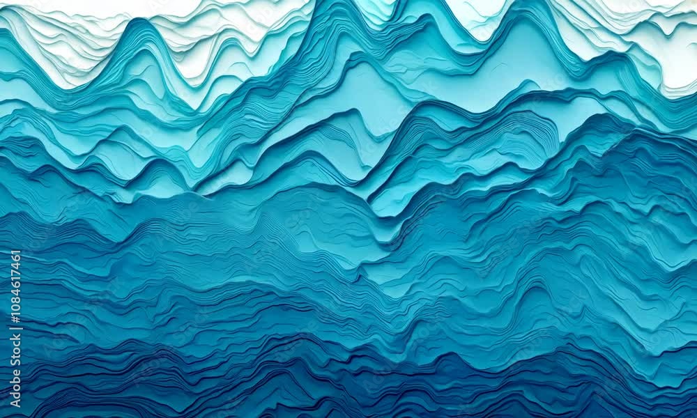 Abstract Blue and White Fluid Art Abstract Blue and White Fluid Art