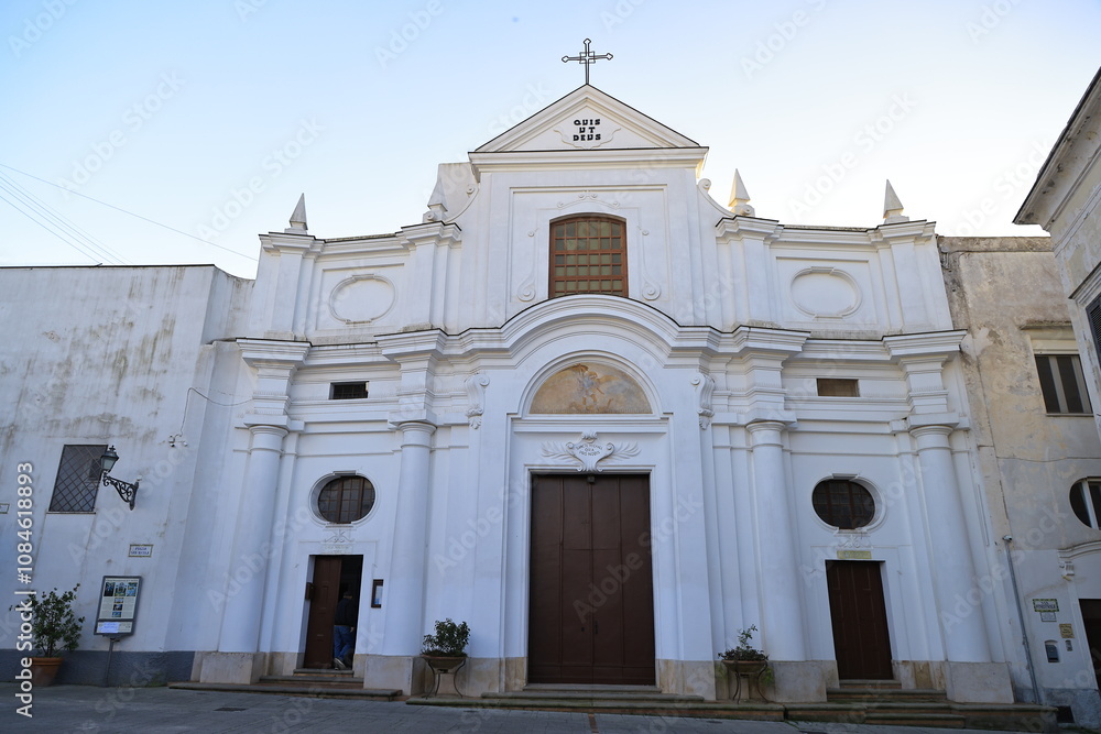 Fototapeta premium church of san michele, anacapri, italy