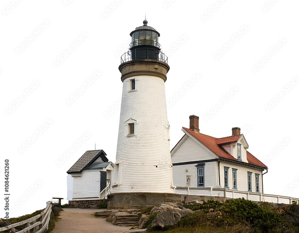 lighthouse on the coast of state country lighthouse on the coast of state country