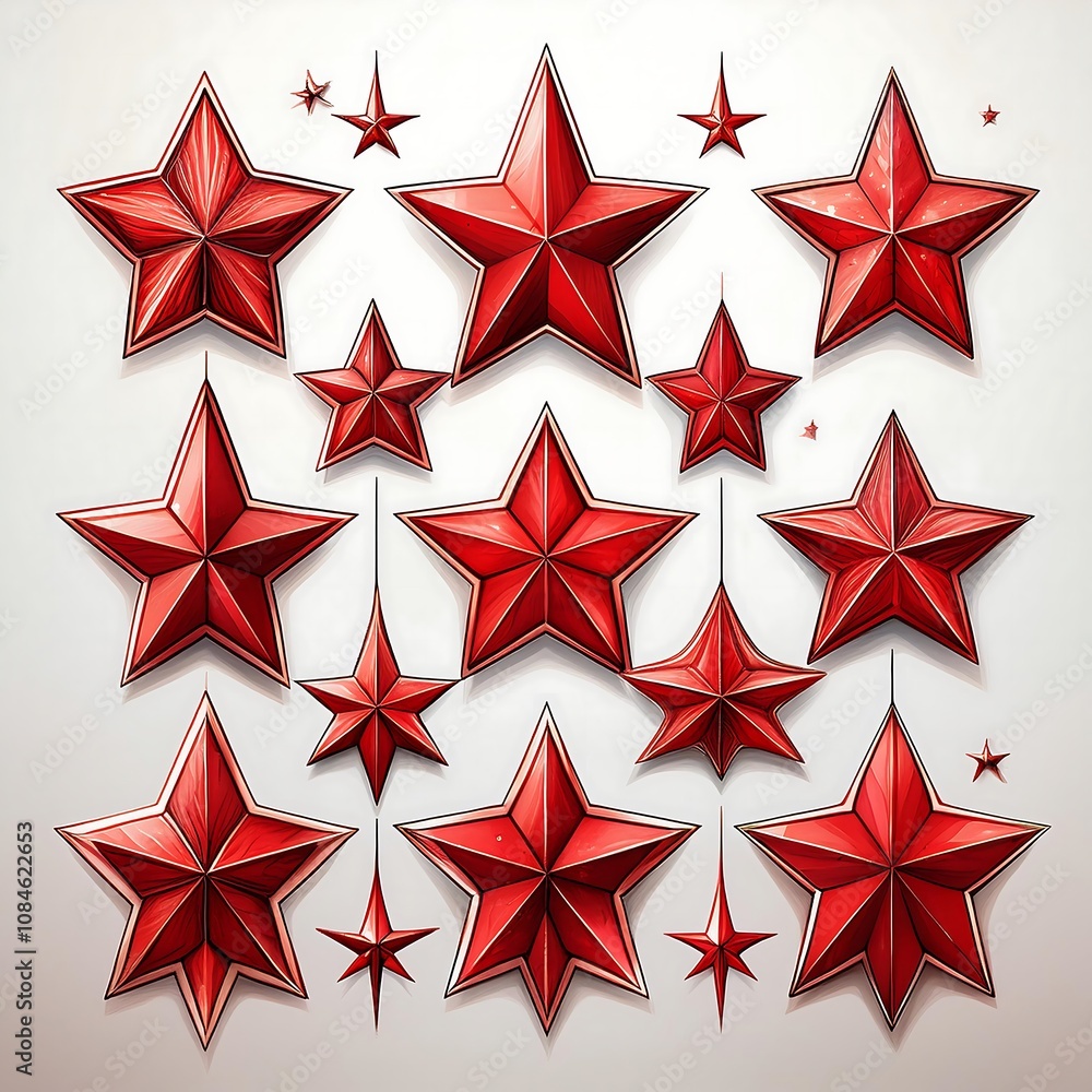 Obraz premium seamless star pattern