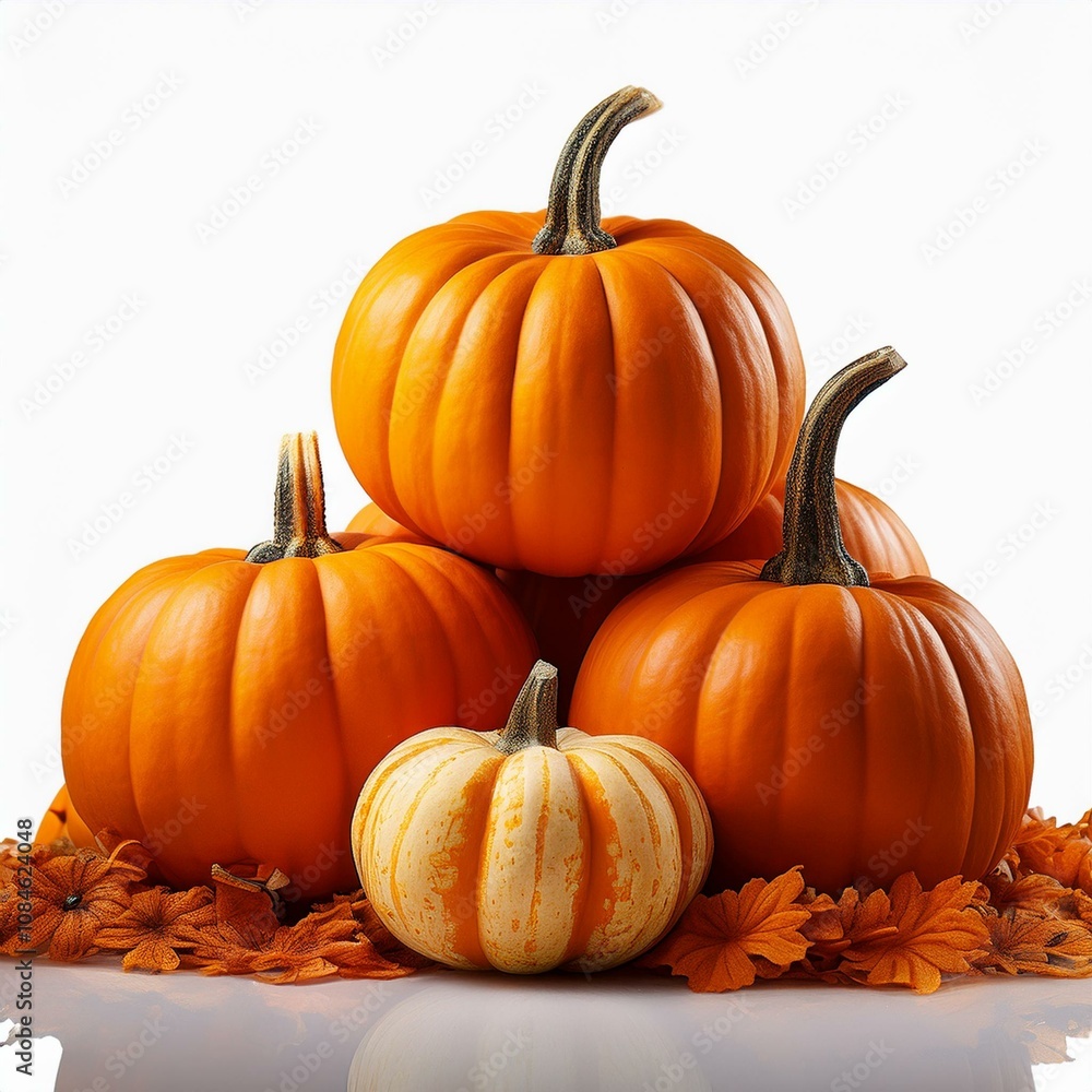 Pile of harvest pumpkins with PNG transparent background for fall and halloween designs
Pile of harvest pumpkins with PNG transparent background for fall and halloween designs