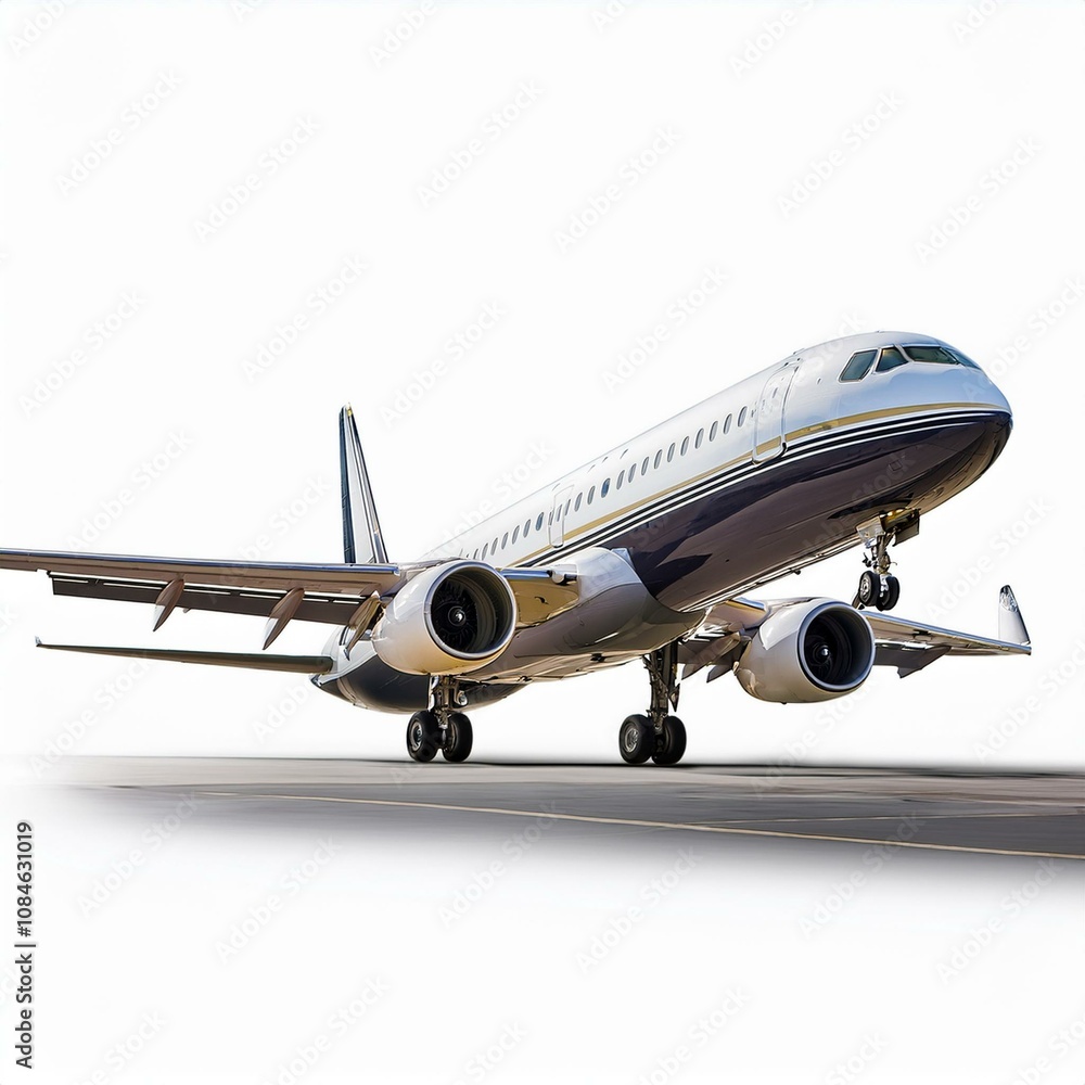 Commercial airplane isolated on transparent background, high-resolution PNG for aviation design projects and digital illustrations, featuring detailed aircraft structure and modern airliner aesthetics Commercial airplane isolated on transparent background, high-resolution PNG for aviation design projects and digital illustrations, featuring detailed aircraft structure and modern airliner aesthetics