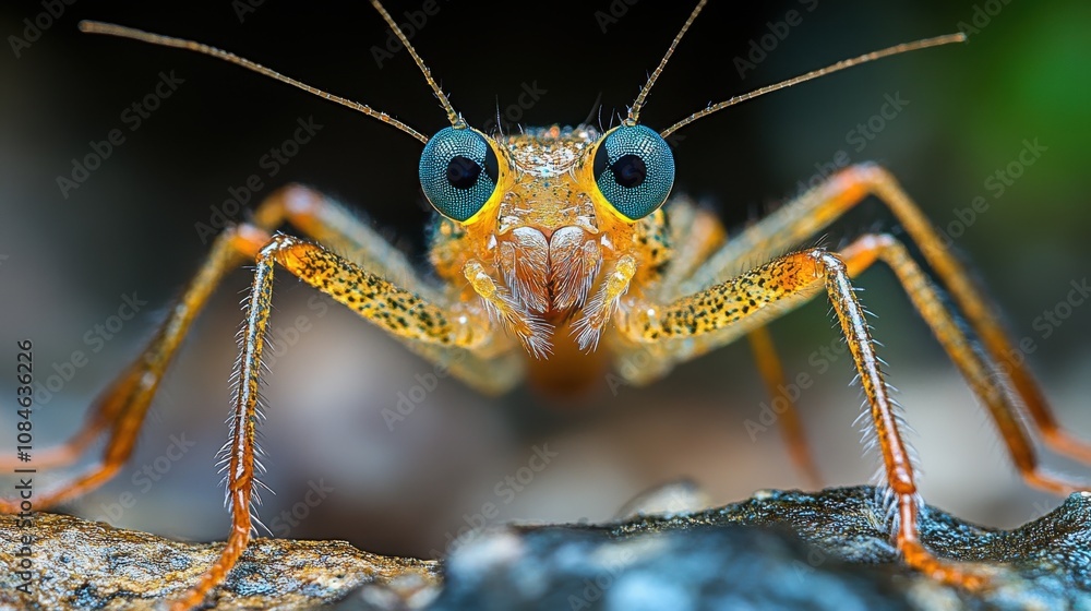 a close up of a bug a close up of a bug