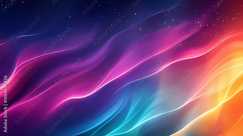 Aurora lights background. Aurora. Illustration Aurora lights background. Aurora. Illustration
