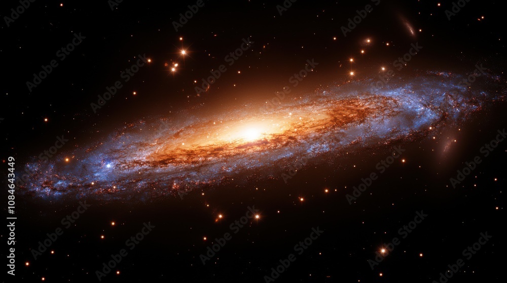Obraz premium a galaxy in space with stars
