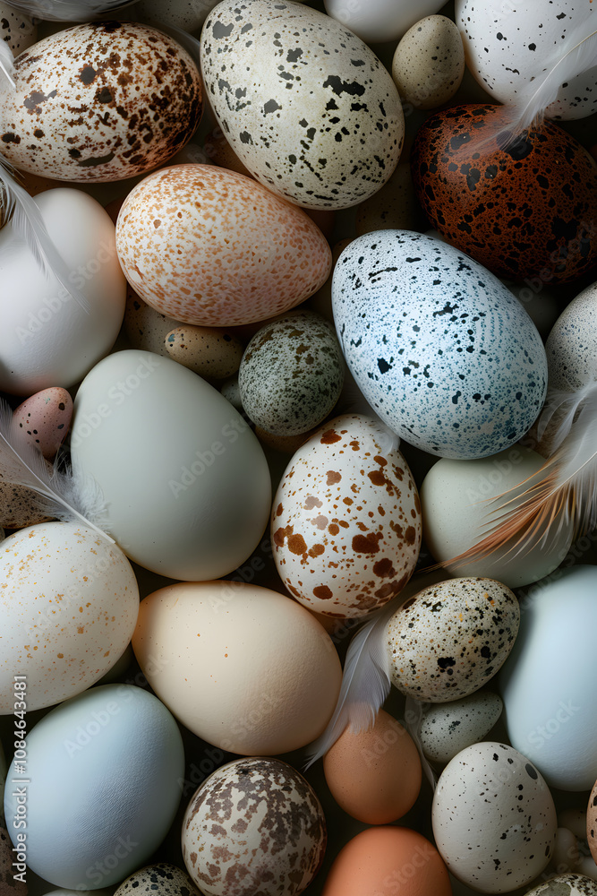 Showcasing Nature's Artistry: A Fascinating View of Different Bird Eggs and Feathers Showcasing Nature's Artistry: A Fascinating View of Different Bird Eggs and Feathers