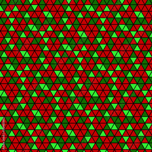 Holiday Triangles Yuletide Christmas Kwanzaa Happy Holidays Jagged Wave Pattern 1158