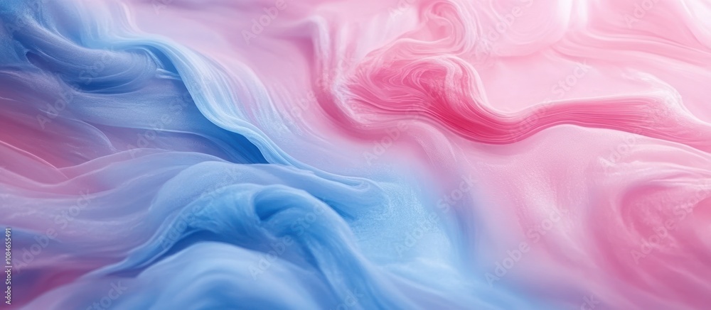 Fototapeta premium liquid smooth abstract shapes with pink and blue color gradients fluid art modern design vertical format .