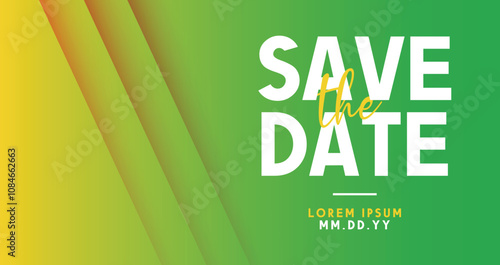 Save the date banner. Can be used for business, marketing and advertising. logo graphic design of event summit made for Technology and upcoming events.