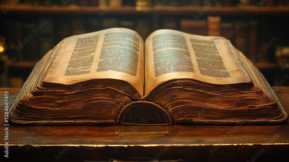 Obraz premium an open book with text on it