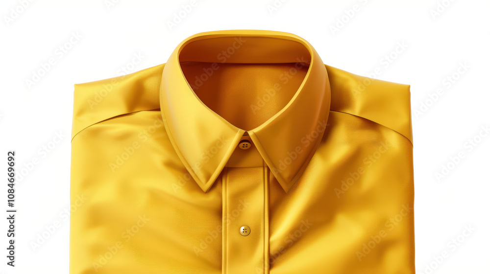 yellow shirt isolated on white yellow shirt isolated on white
