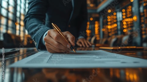 businessman checking the steps through document with a list of checkboxes regulations concepts of practices and policies rules and policies terms and conditions corporate governance documents