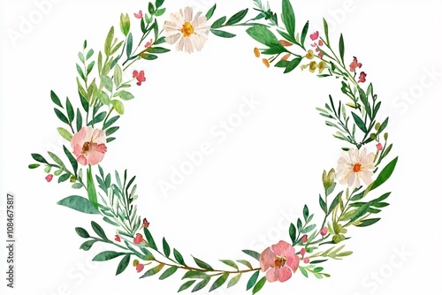 Elegant Floral Wreath Design for Celebrations and Events