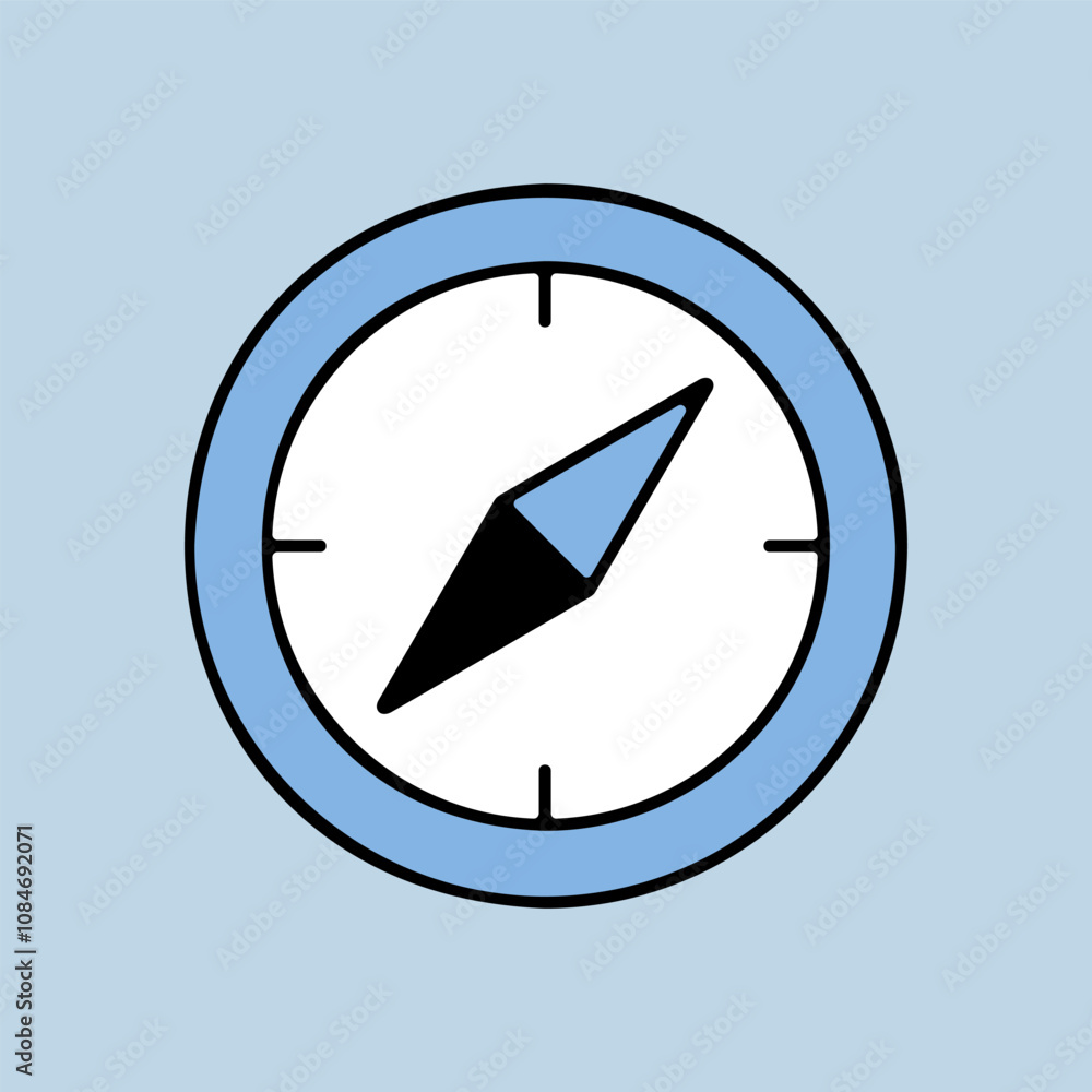 Compas vector isolated icon. Navigation sign Compas vector isolated icon. Navigation sign