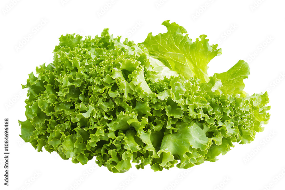 Fresh green lettuce isolated png on a transparent background Fresh green lettuce isolated png on a transparent background