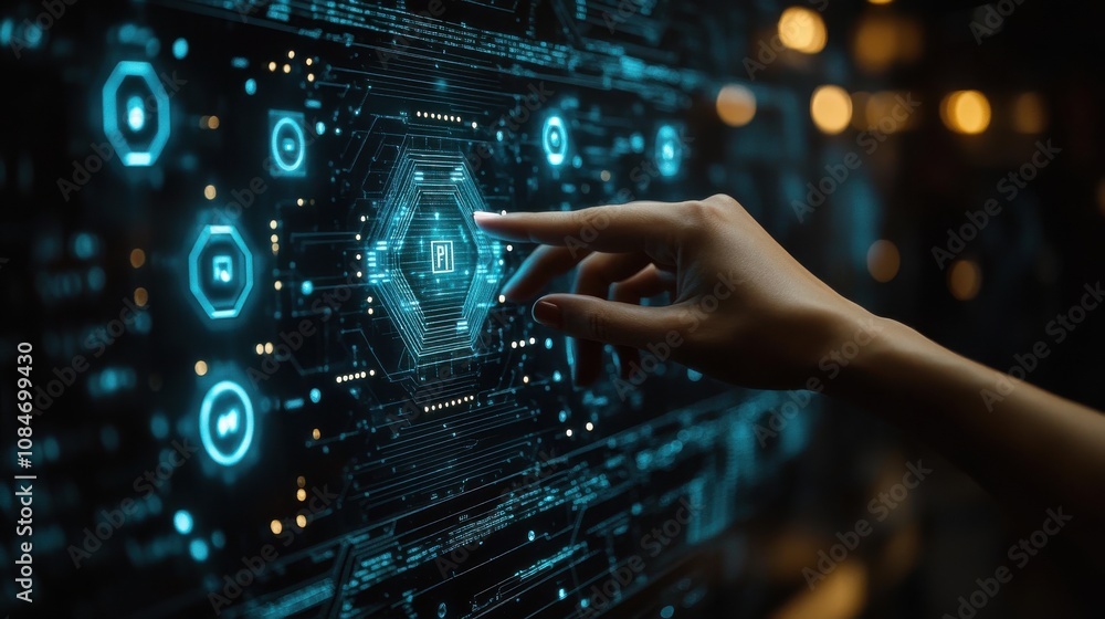 pki public key infrastructure business concept information security technology person touching pki icons on virtual scree pki public key infrastructure business concept information security technology person touching pki icons on virtual scree