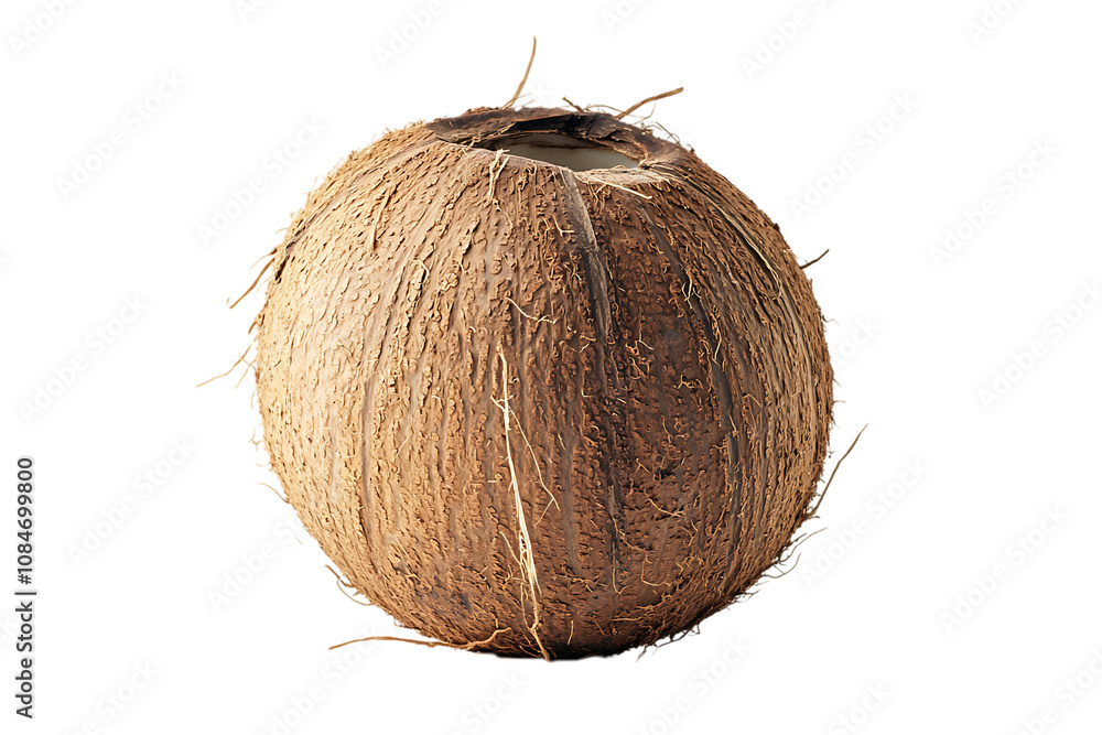 Coconut isolated png on a transparent background Coconut isolated png on a transparent background