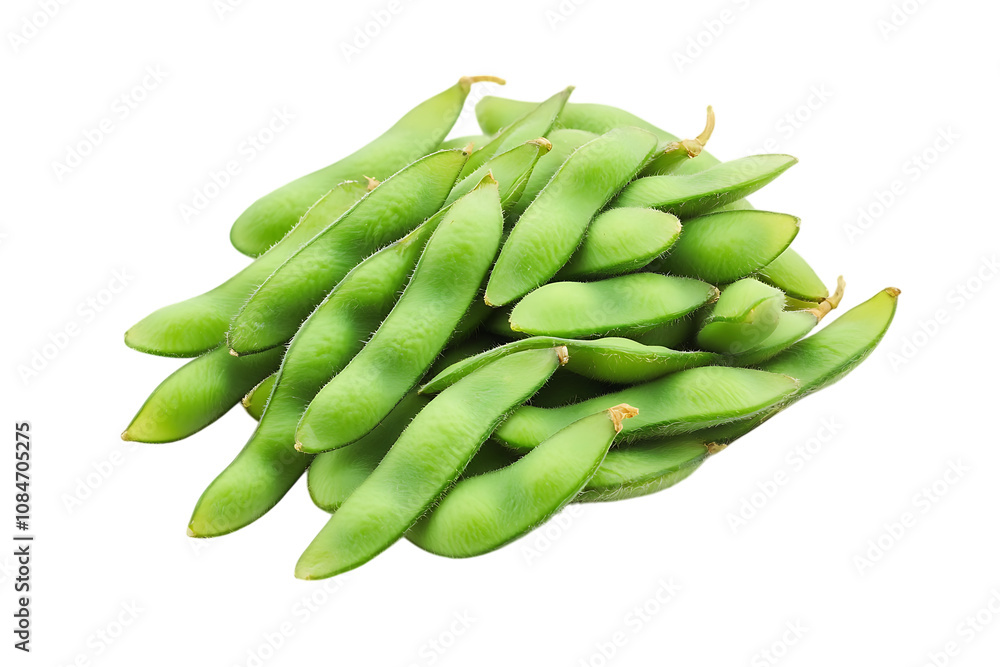 Edamame green beans isolated png on a transparent background Edamame green beans isolated png on a transparent background