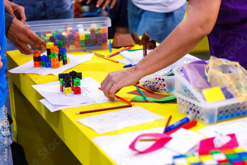 people during a logic game in Rio de Janeiro.