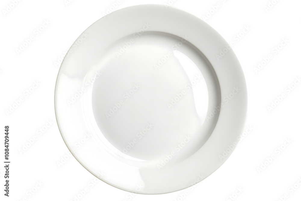 Empty plate isolated png on a transparent background Empty plate isolated png on a transparent background