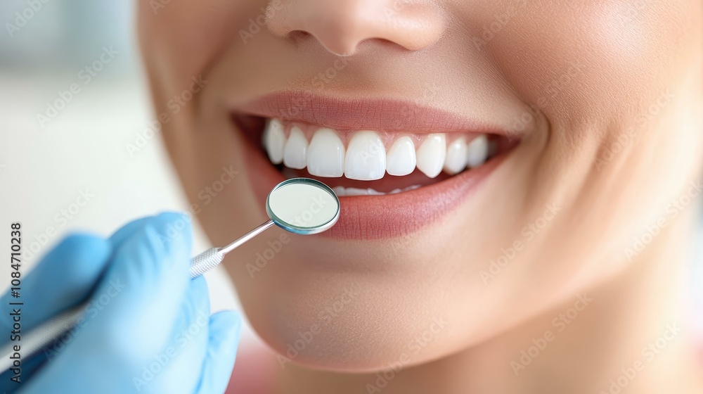 A joyful woman in a pink top enjoys a dental checkup, feeling relaxed with her dentist by her side. A joyful woman in a pink top enjoys a dental checkup, feeling relaxed with her dentist by her side.