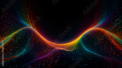 Wallpaper Mural Abstract Designs Highlighting the Ethical Dimensions of AI Development, generative ai illustration Torontodigital.ca