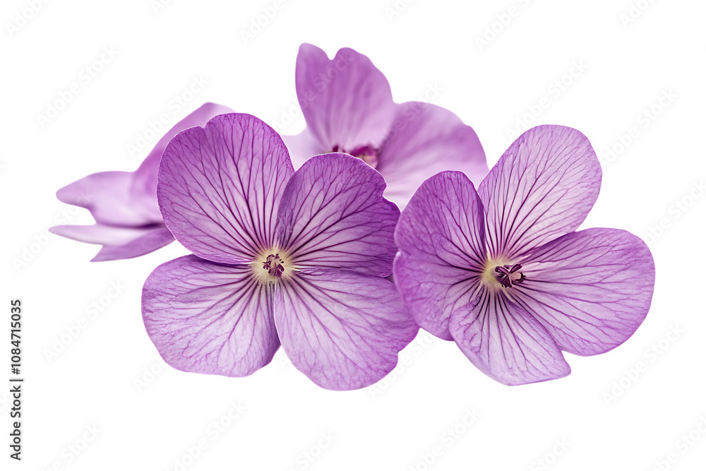 Purple flowers isolated png on a transparent background Purple flowers isolated png on a transparent background