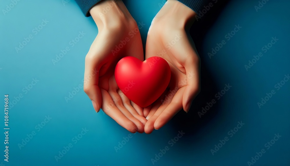 Hands Holding a Heart of Compassion Hands Holding a Heart of Compassion