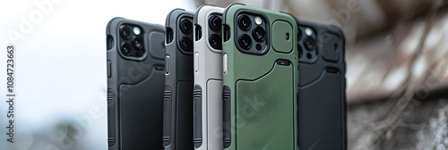 High-Impact Resilient Phone Case with Sleek Design Merges Multiple Colors and Adds an Extra Layer of Screen Security