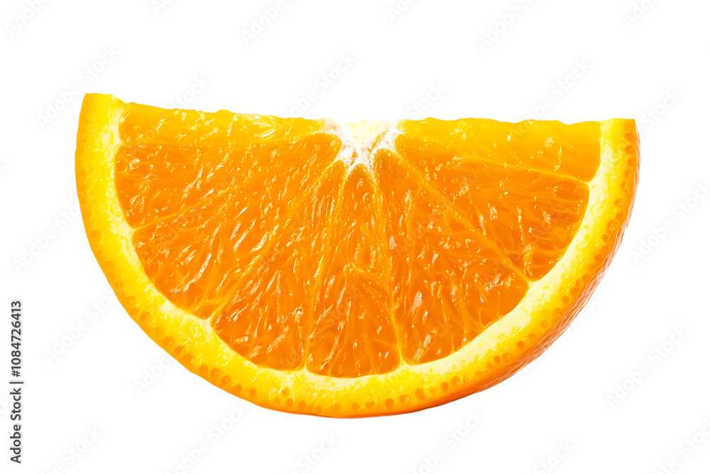 Orange slice isolated png on a transparent background Orange slice isolated png on a transparent background