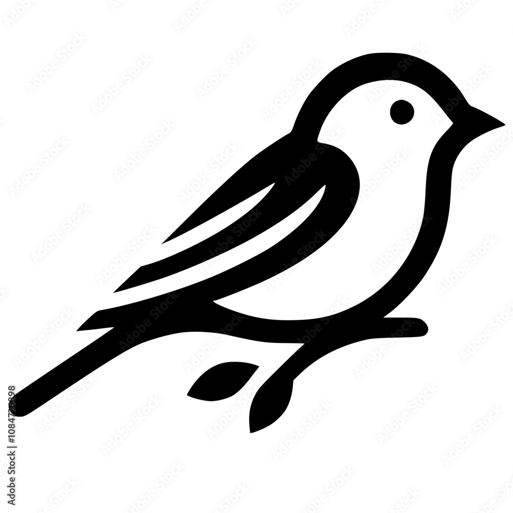 Sparrow logo silhouette Sparrow logo silhouette
