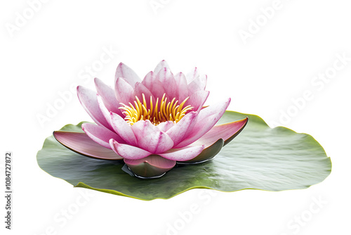 Lotus flower isolated png on a transparent background