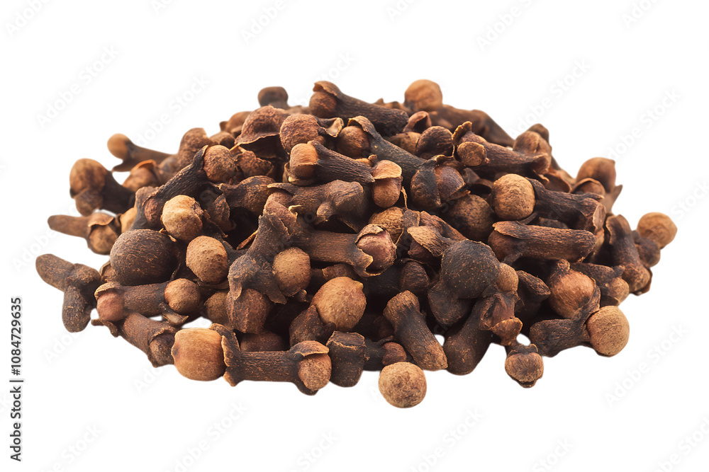 Obraz premium Spice cloves isolated on a white background
