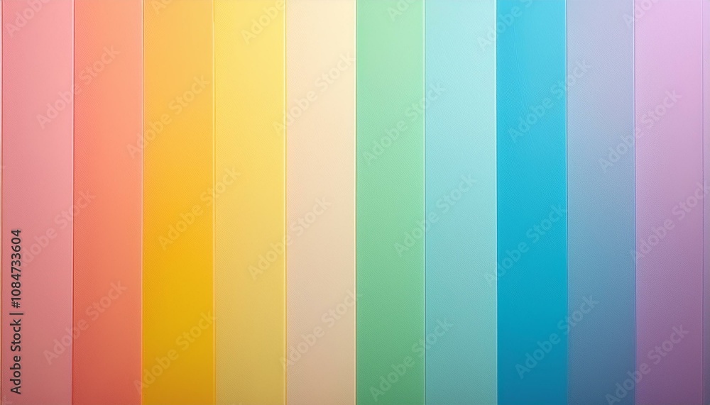 A vibrant display of pastel-colored vertical stripes. The calming hues create a soothing and dreamy aesthetic. A vibrant display of pastel-colored vertical stripes. The calming hues create a soothing and dreamy aesthetic.